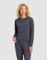 Women's Brushed Bamboo Pullover Crew - Last Chance