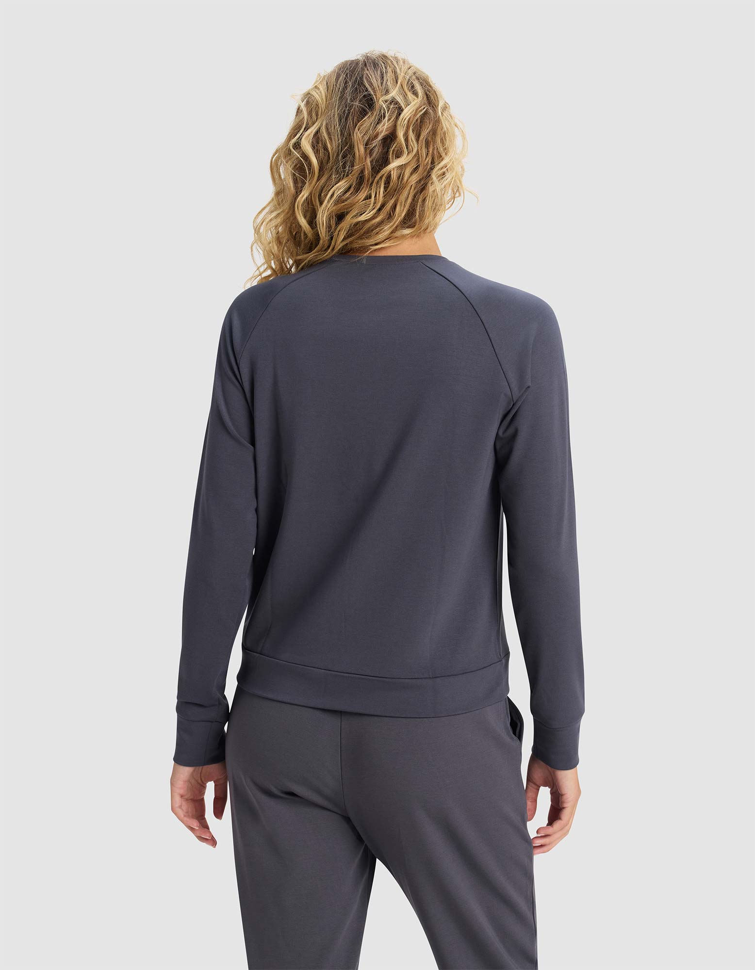 Women's Brushed Bamboo Pullover Crew - Image 4