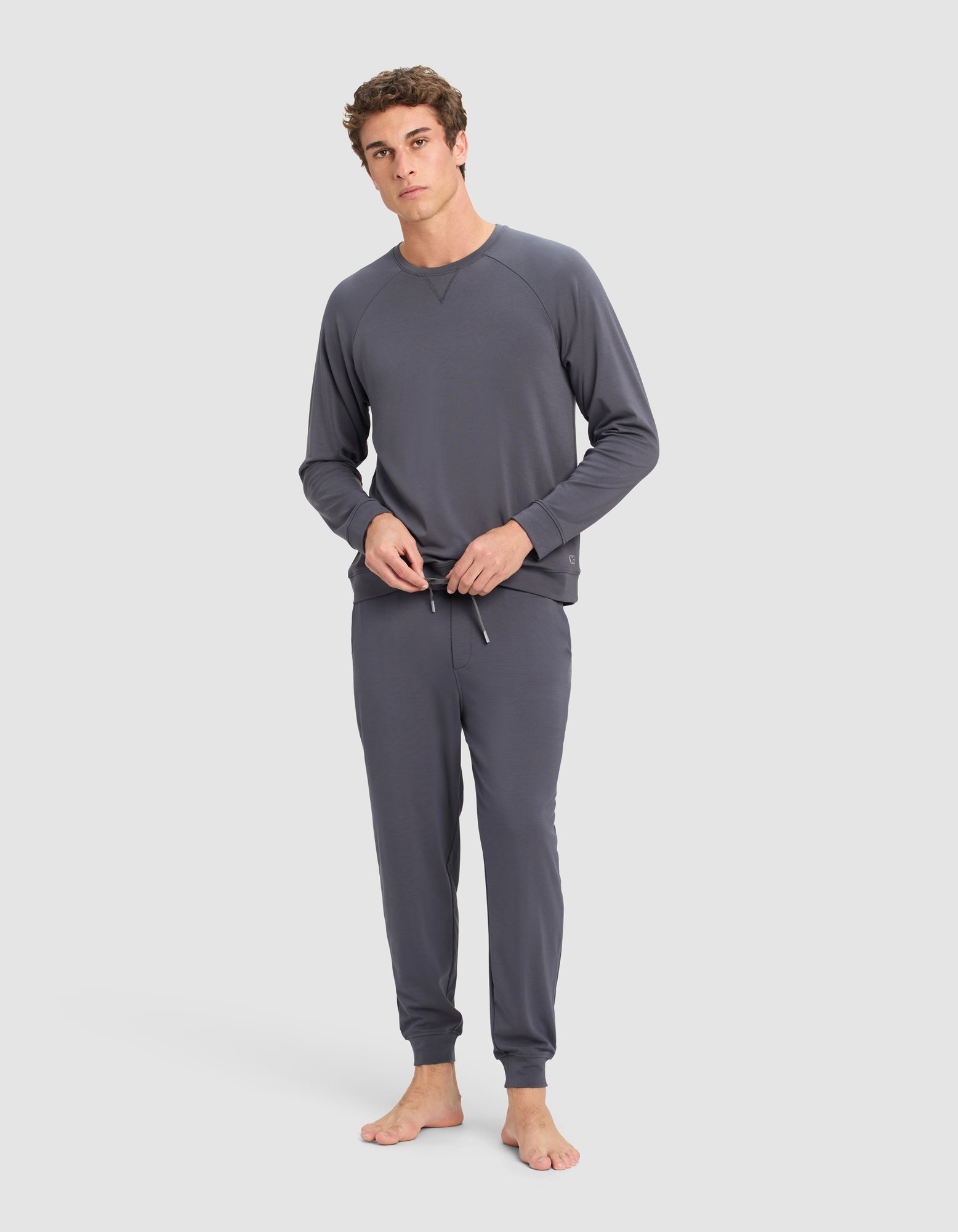 Men's Brushed Bamboo Pullover Crew - Image 10