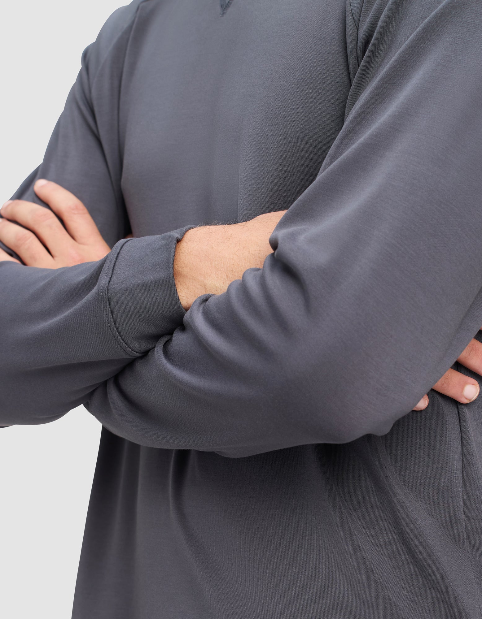 Men's Brushed Bamboo Pullover Crew - Image 9