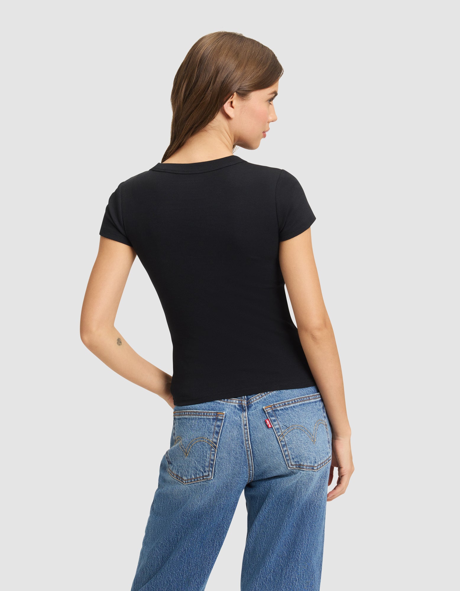 Women's Fine Ribbed Tee - Image 13