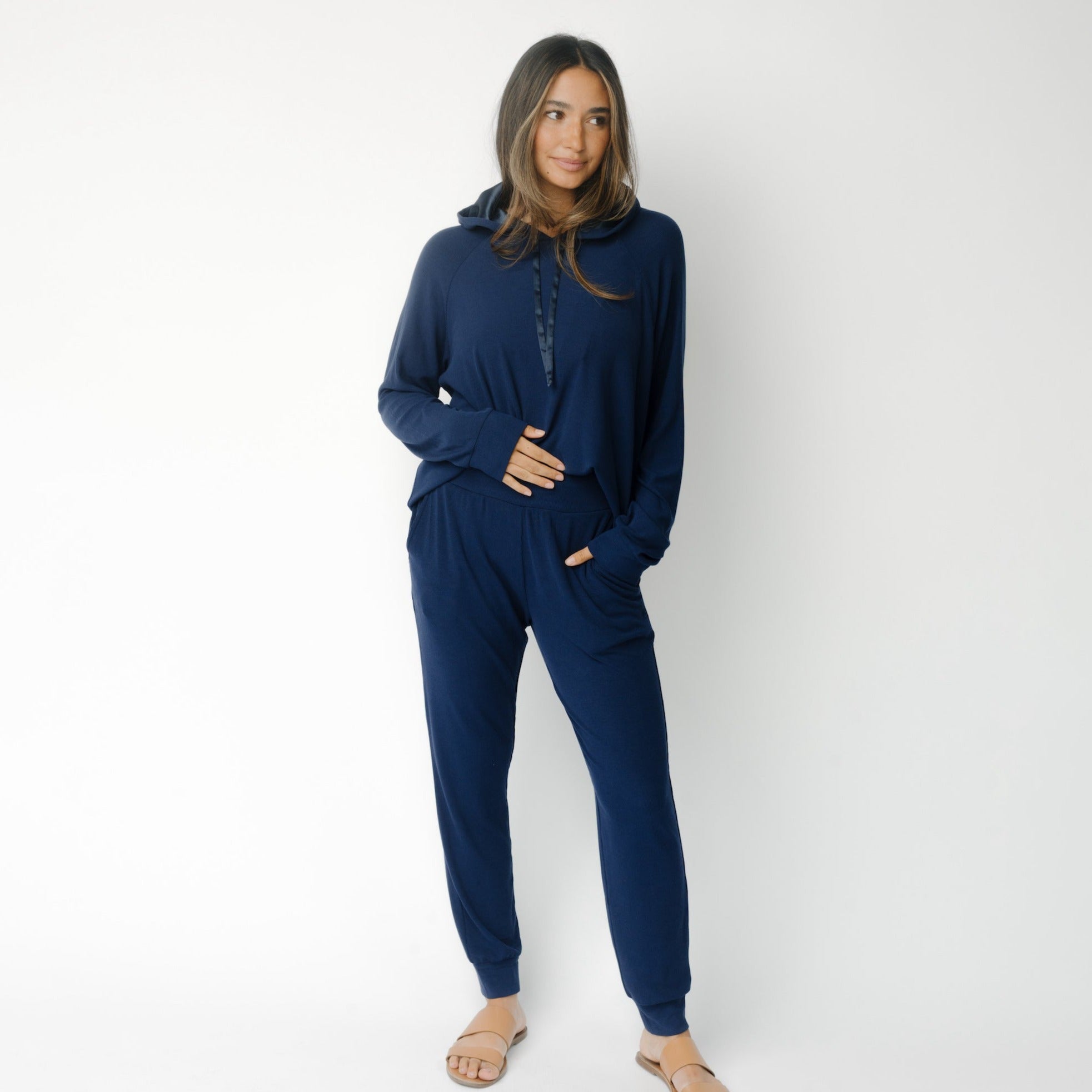 Women's Bamboo Rib-Knit Jogger Pants - Last Chance - Image 6