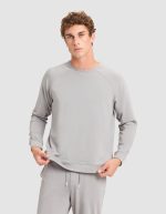 Men's Brushed Bamboo Pullover Crew
