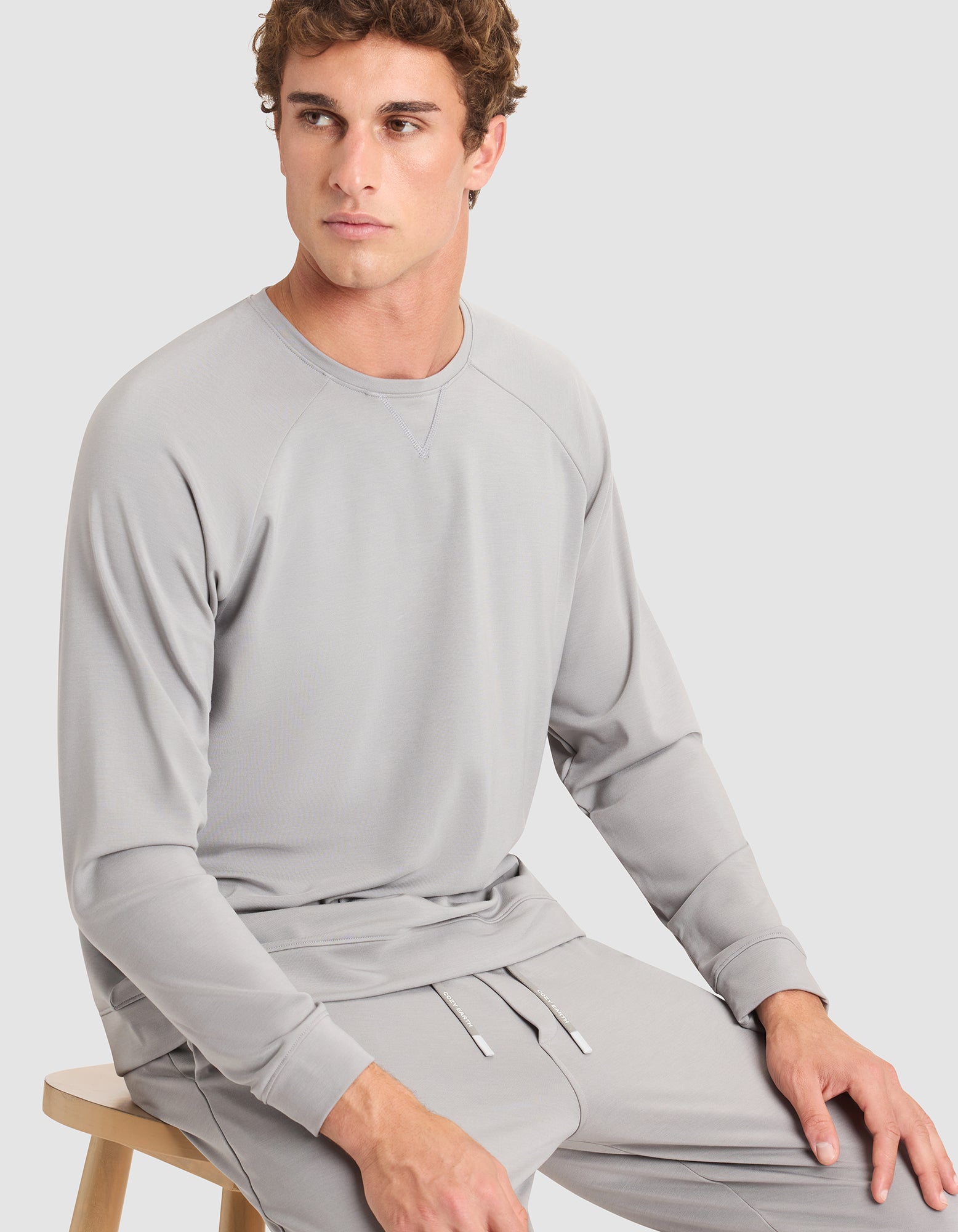 Men's Brushed Bamboo Jogger Set - Image 2