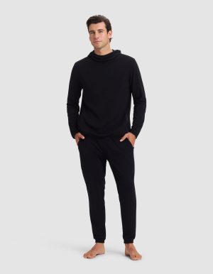 Men's Brushed Bamboo Recovery Hoodie & Jogger Set