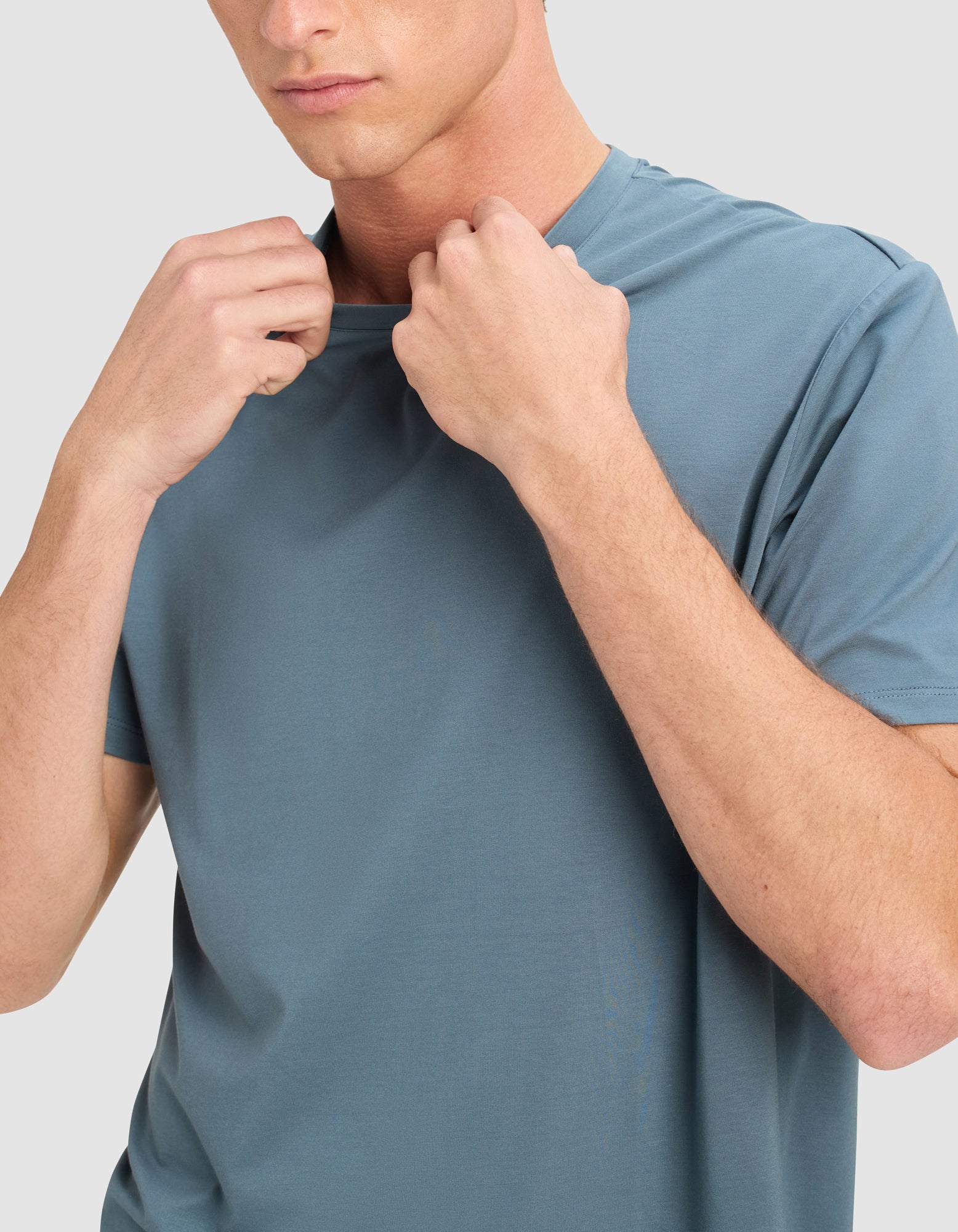 Men's First Layer Pajama Short Sleeve Tee & Pant Set - Image 15