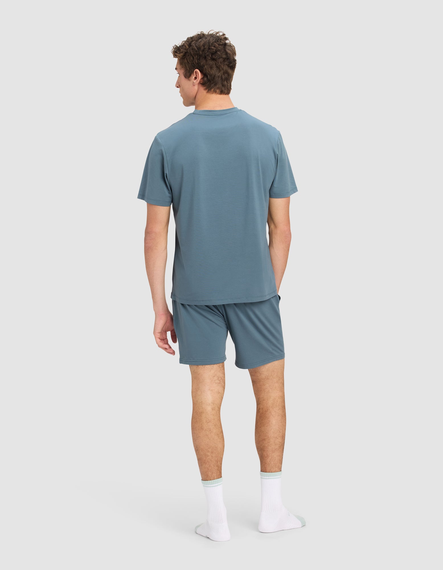 Men's First Layer Pajama Short Sleeve Tee & Short Set - Image 3