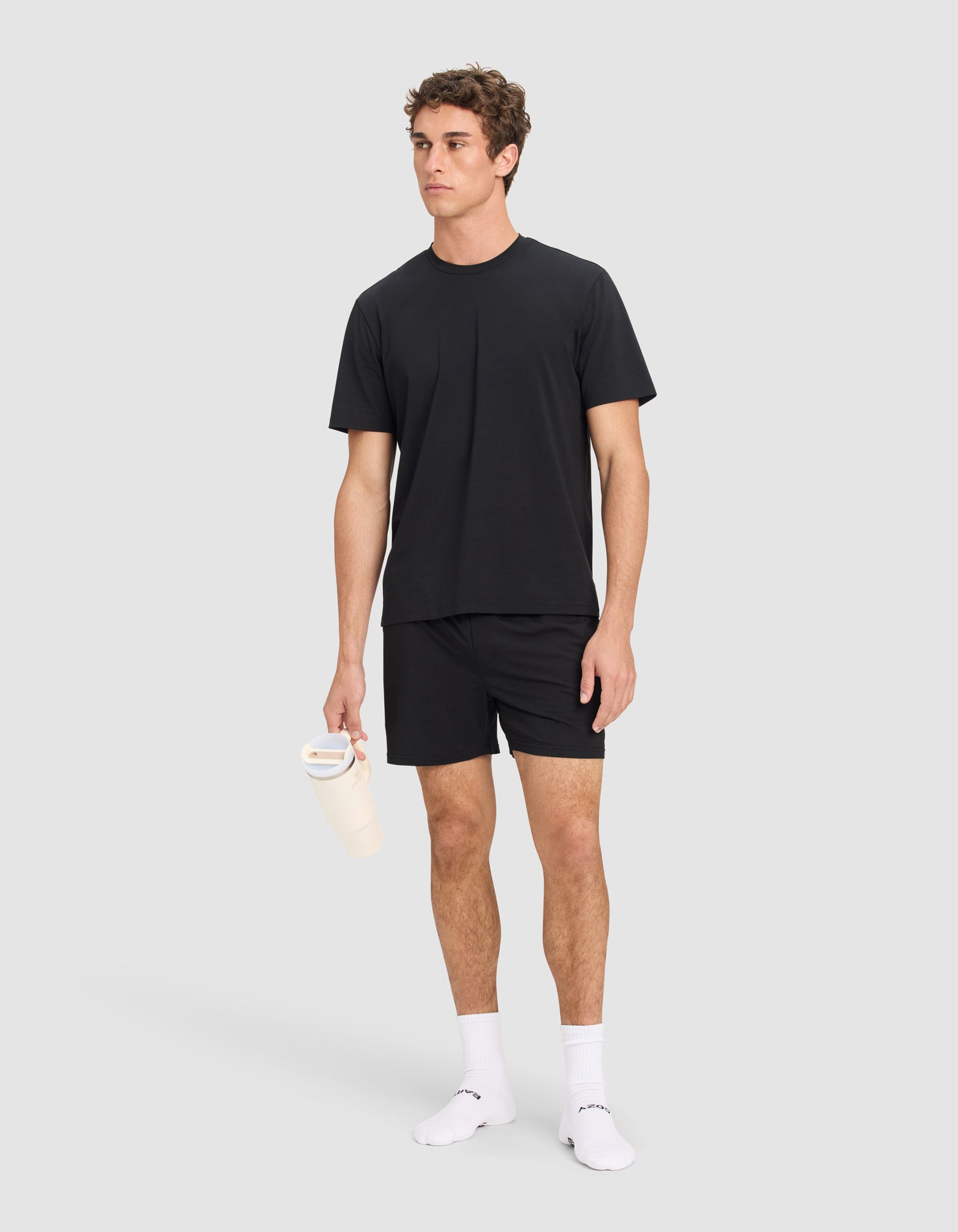 Men's First Layer Pajama Short Sleeve Tee & Short Set - Image 11