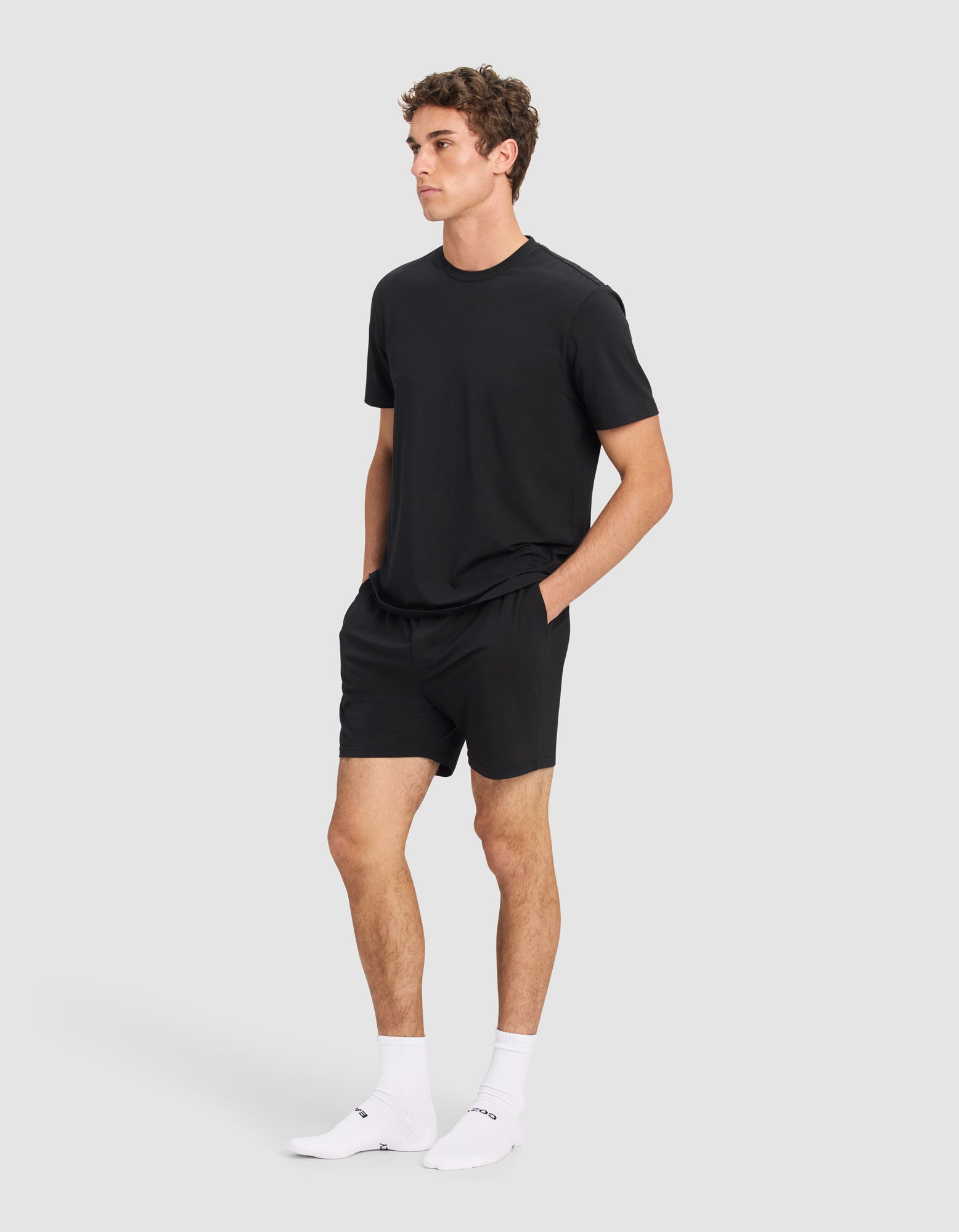 Men's First Layer Pajama Short Sleeve Tee & Short Set - Image 12