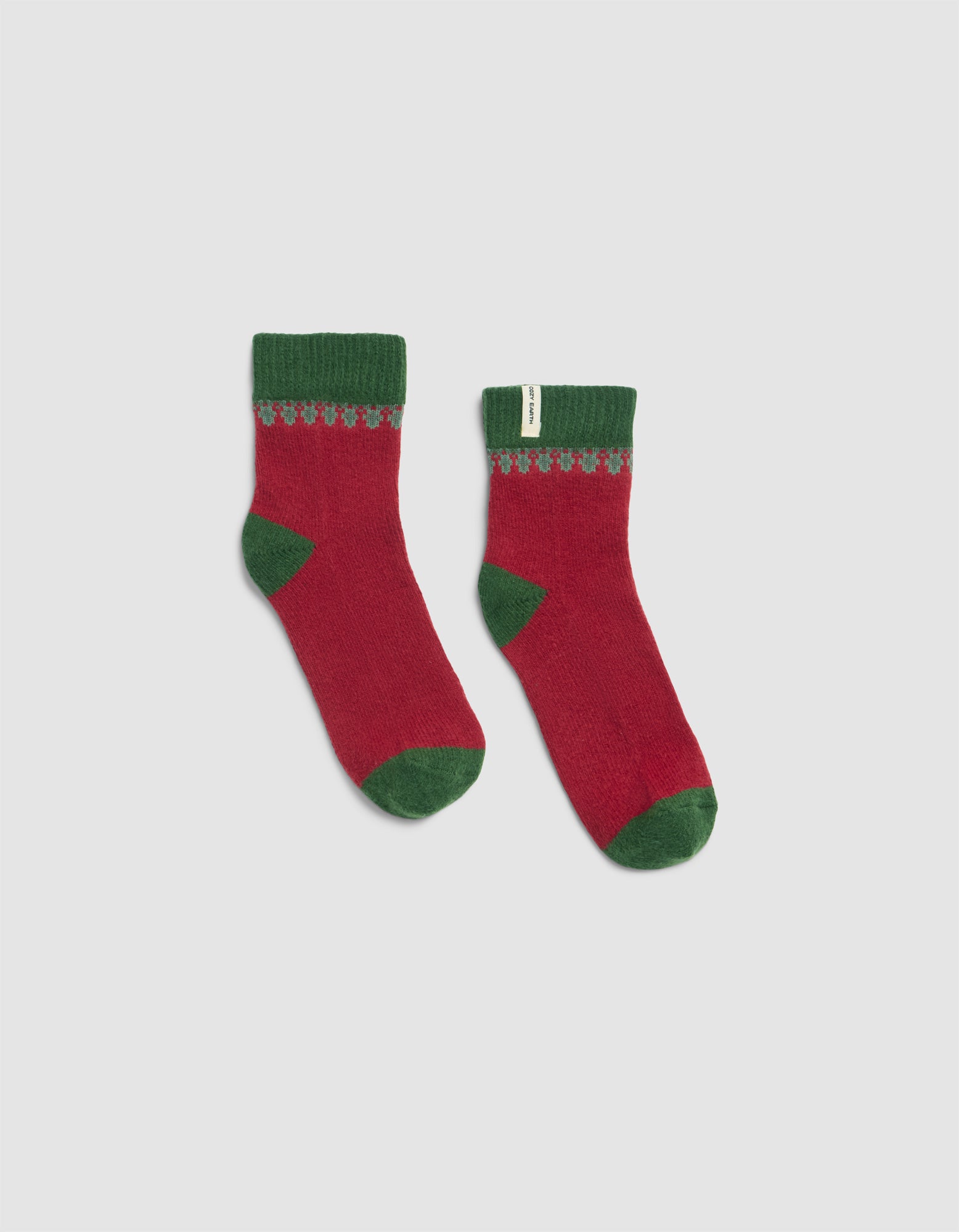 The Mistletoe Plush Modern Crew Sock - Image 6