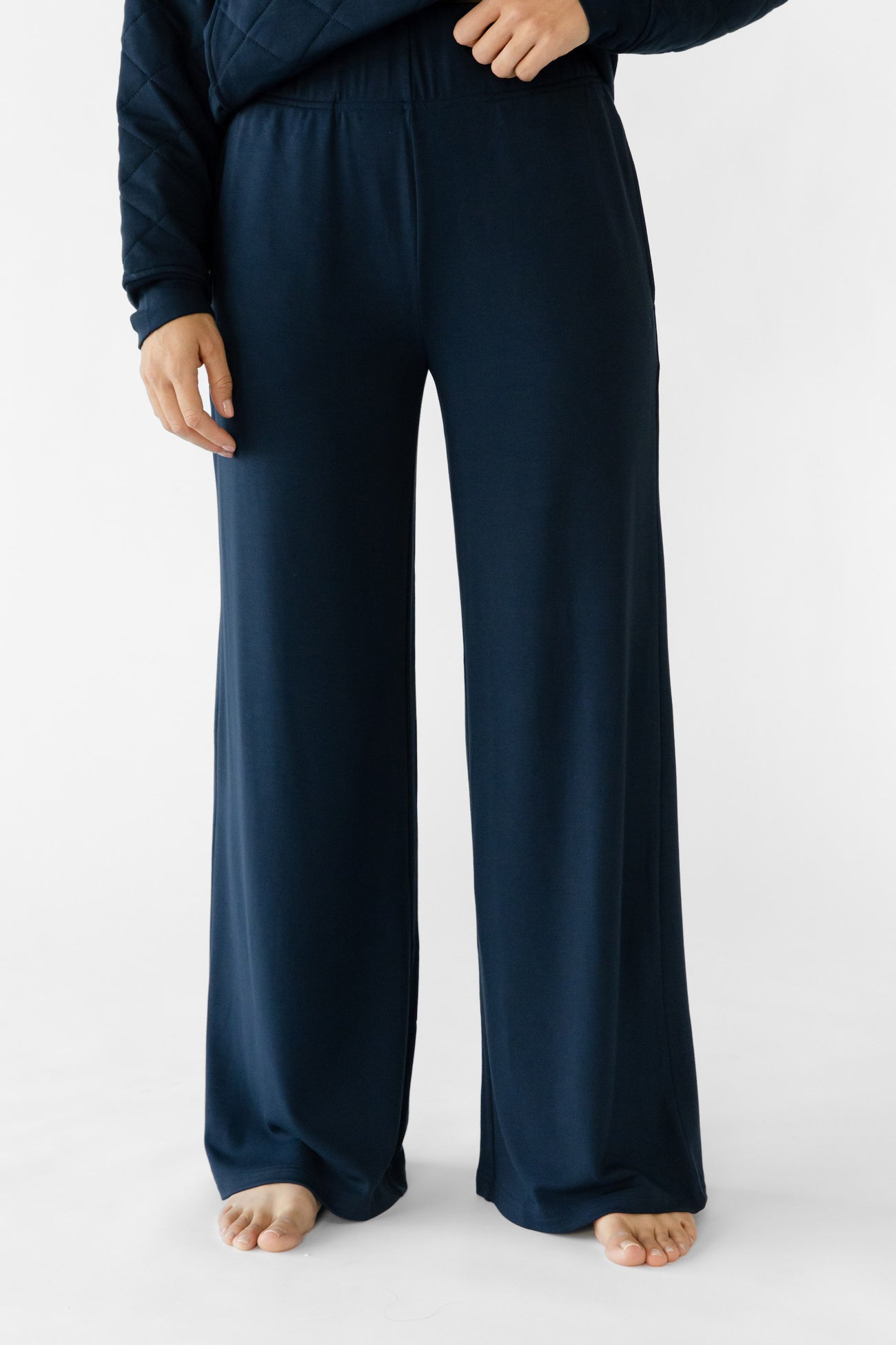 Women's Brushed Bamboo Wide Leg Pull-On Pant - Image 14