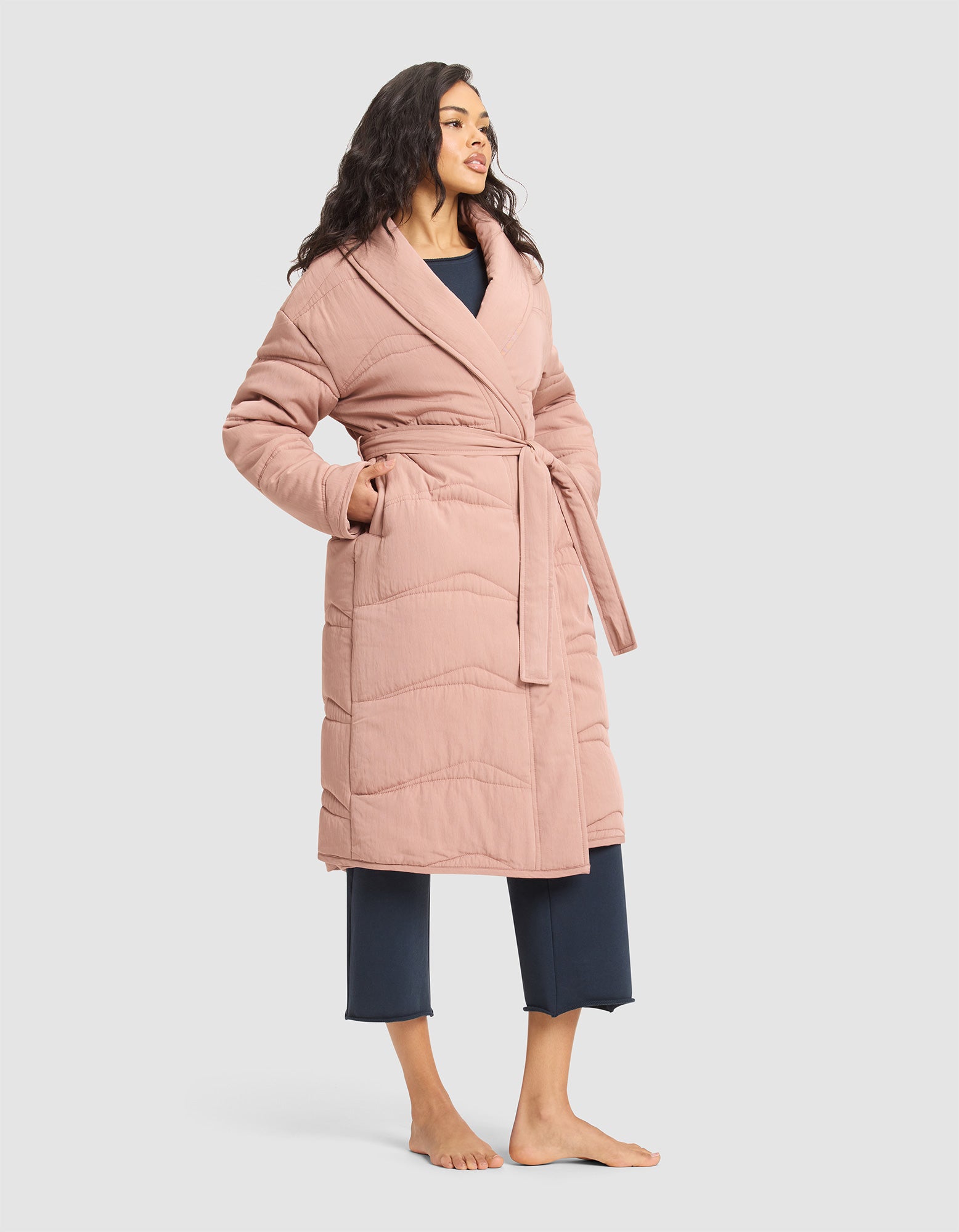 Women's Quilted House Coat - Image 13