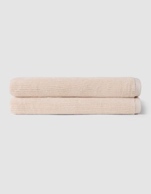 Ribbed Terry Bath Sheets