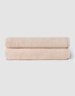 Ribbed Terry Bath Towels
