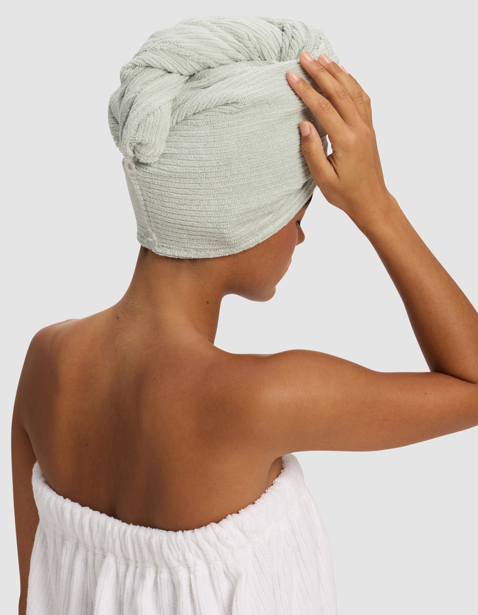 Ribbed Terry Hair Towel - Image 8
