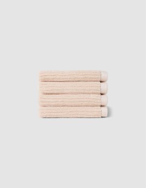 Ribbed Terry Washcloths