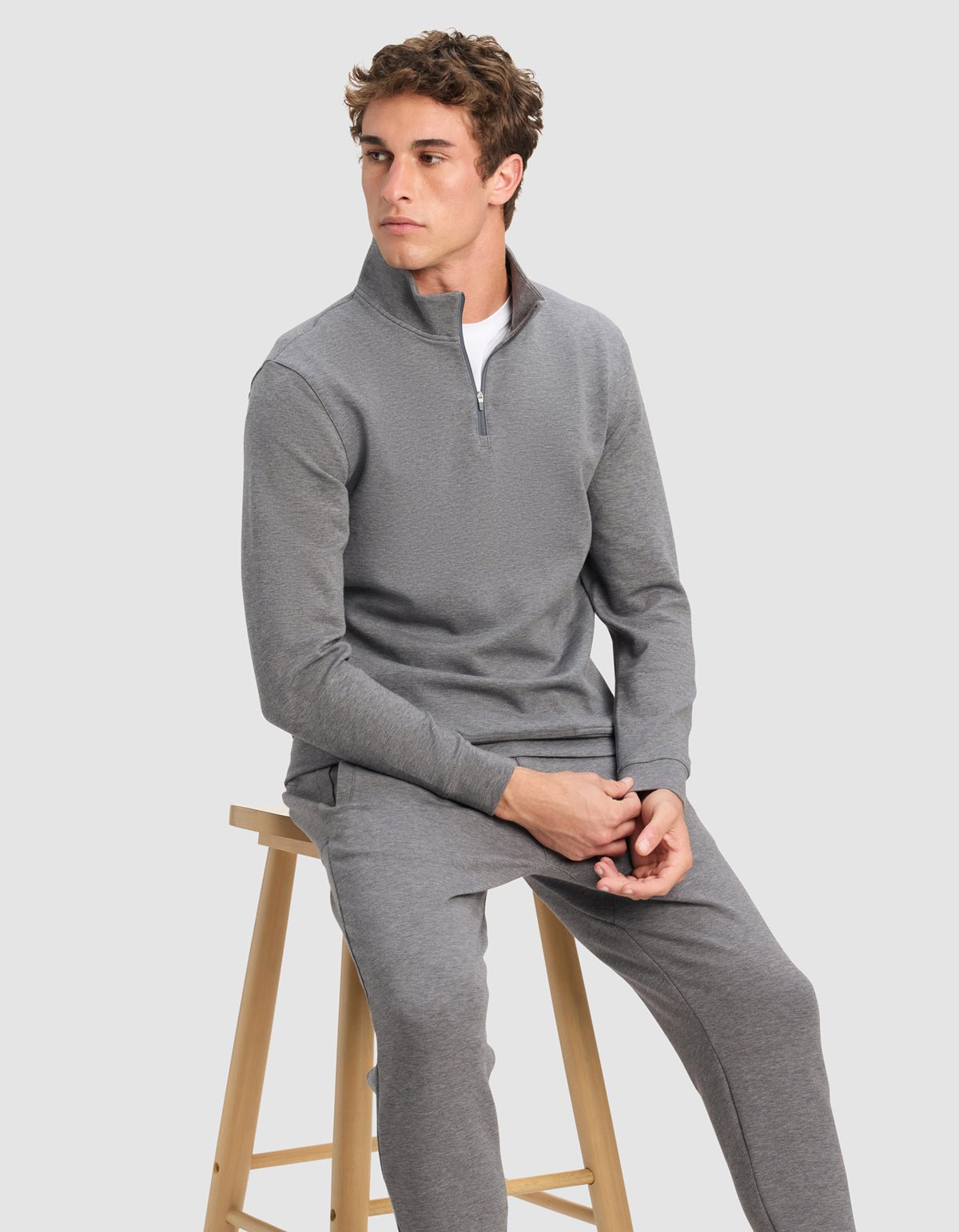 Men's StretchTech Quarter Zip & Jogger Set - Image 3