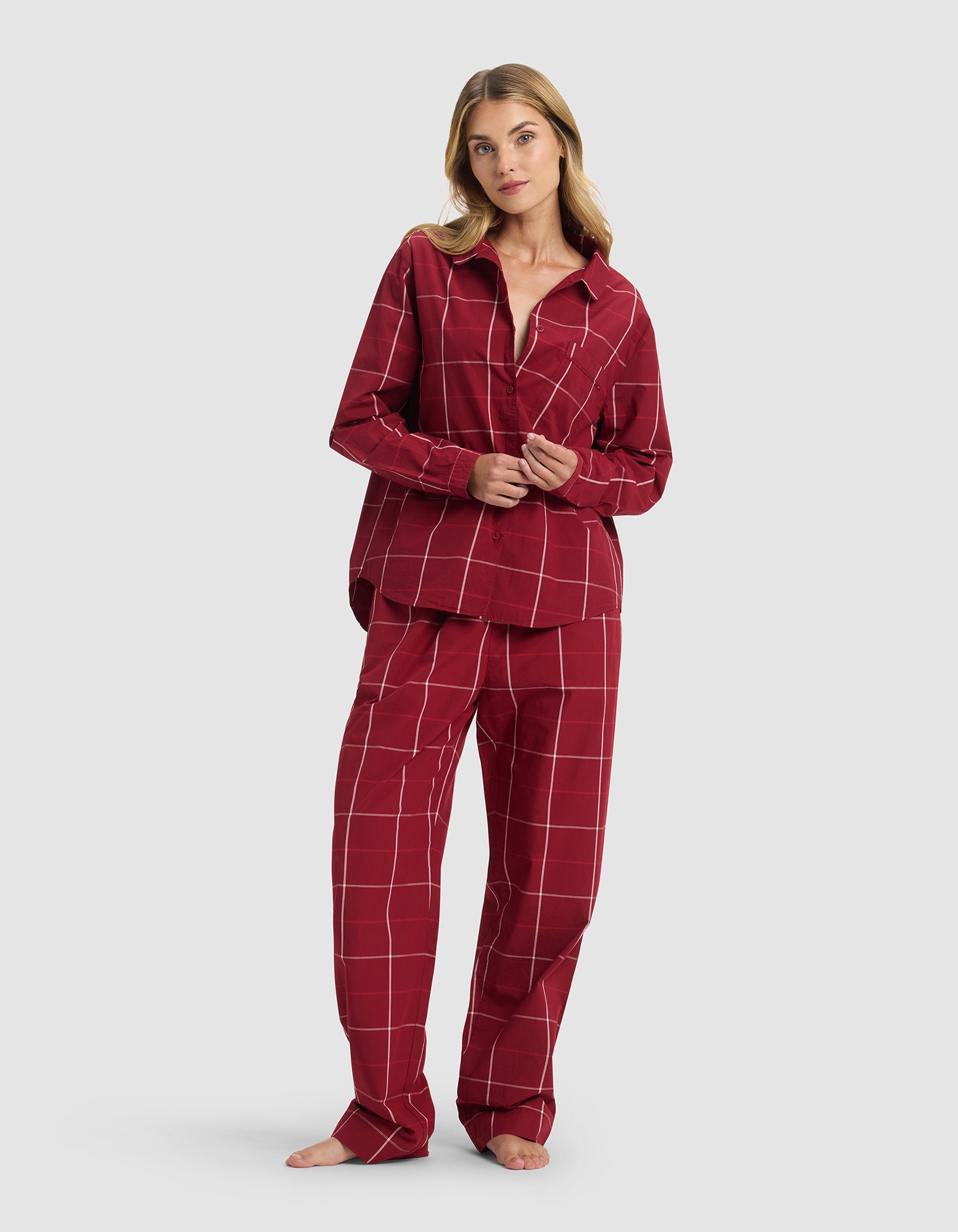 Women's Sutton Long Sleeve Pajama Set - Image 3