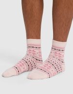 The Snowflake Plush Modern Crew Sock
