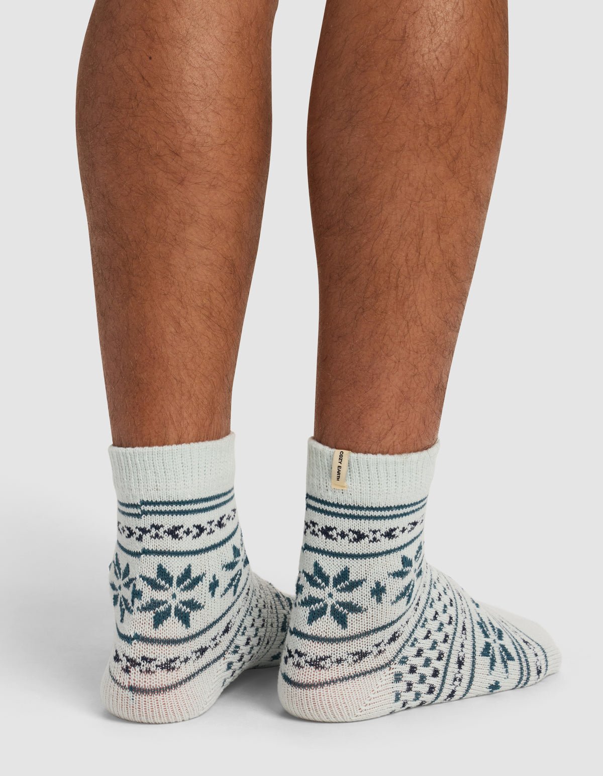 The Snowflake Plush Modern Crew Sock - Image 8