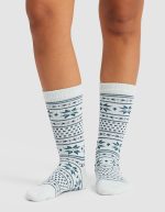 The Snowflake Plush Lounge Sock