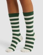 The Striped Plush Lounge Sock