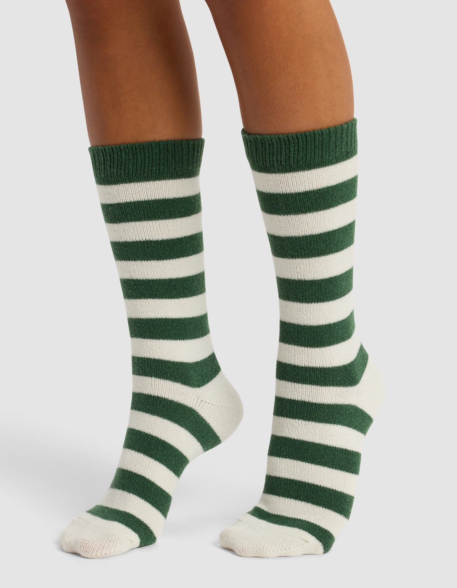 The Striped Plush Lounge Sock