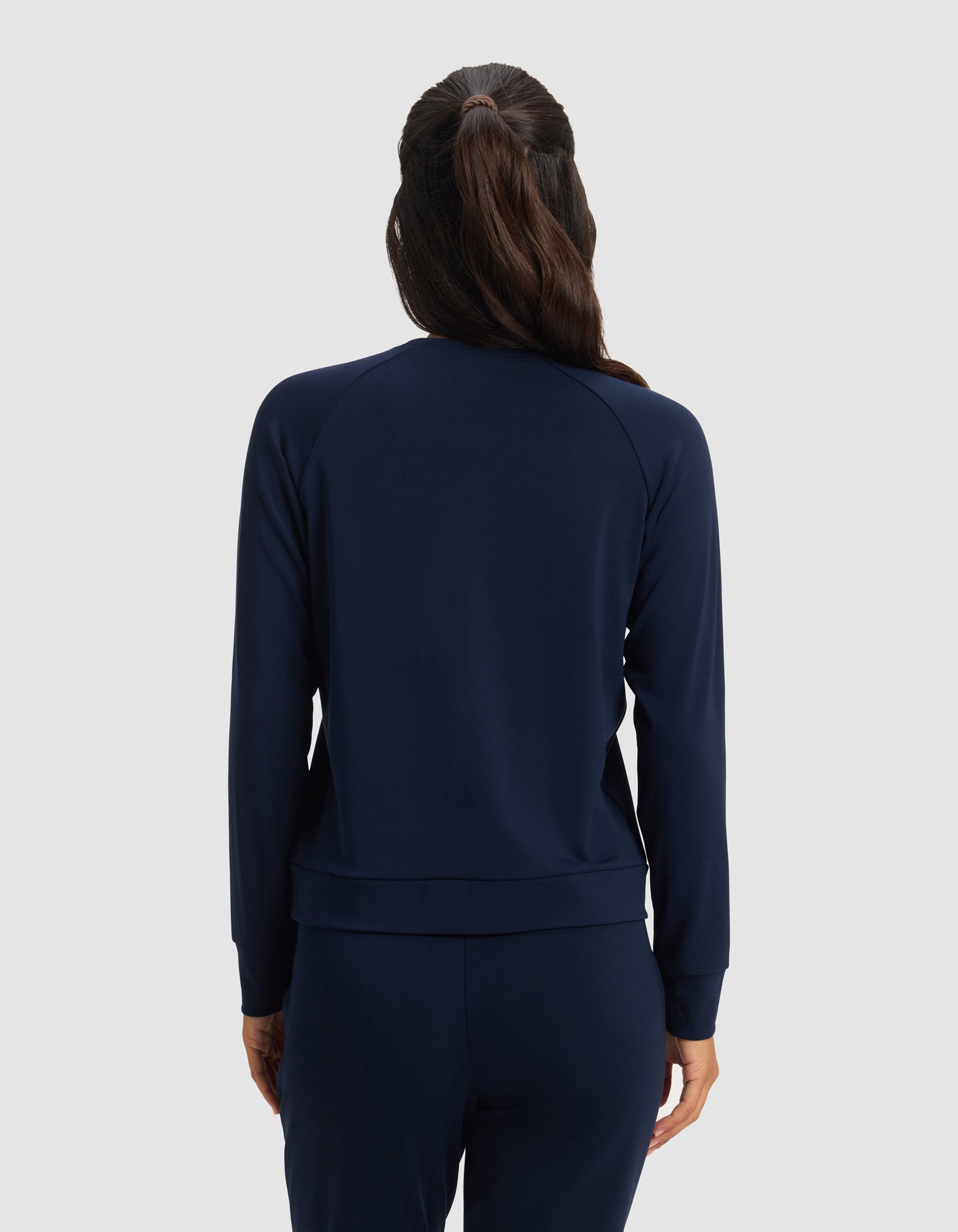 Women's Brushed Bamboo Pullover Crew - Image 2