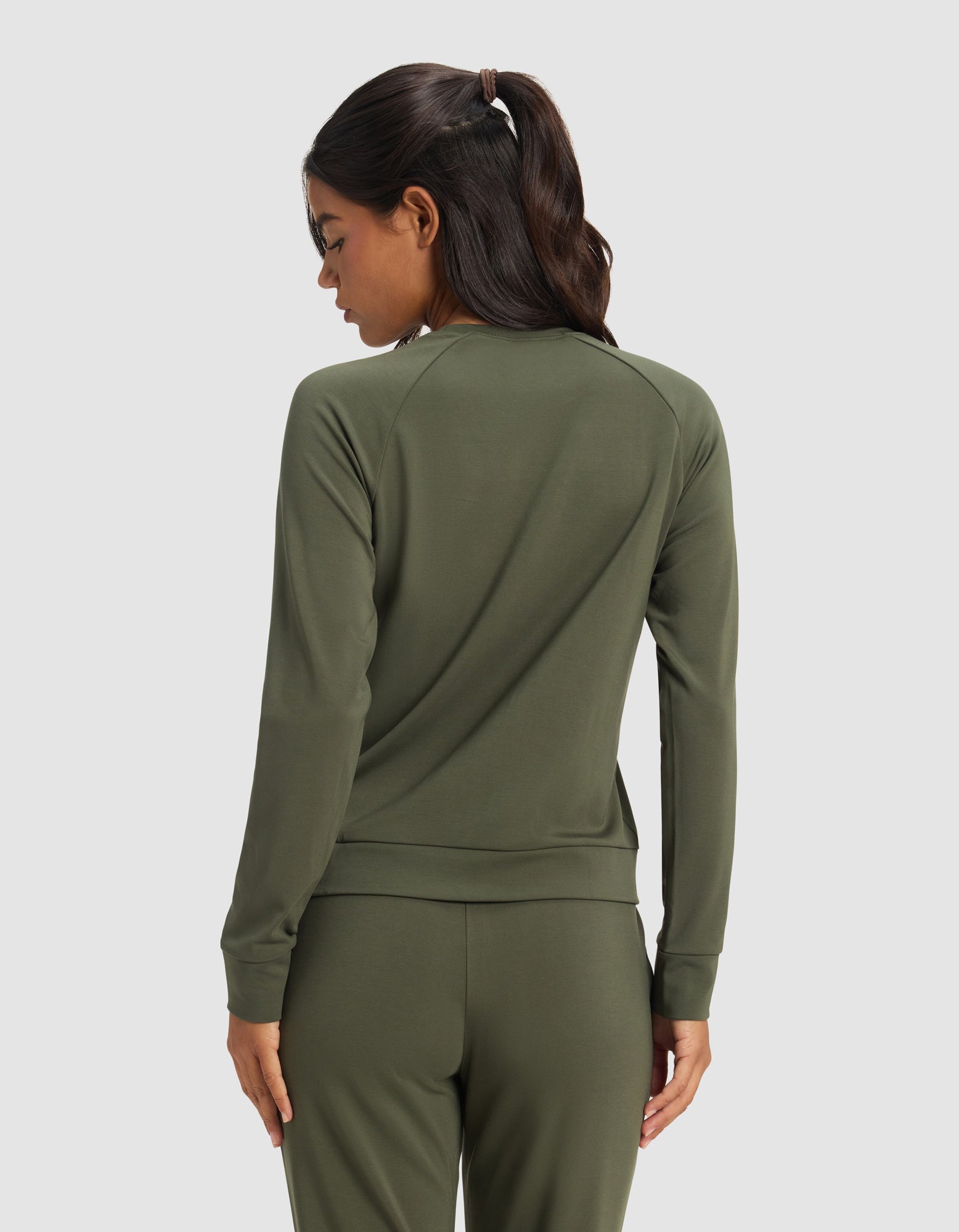 Women's Brushed Bamboo Pullover Crew - Image 27