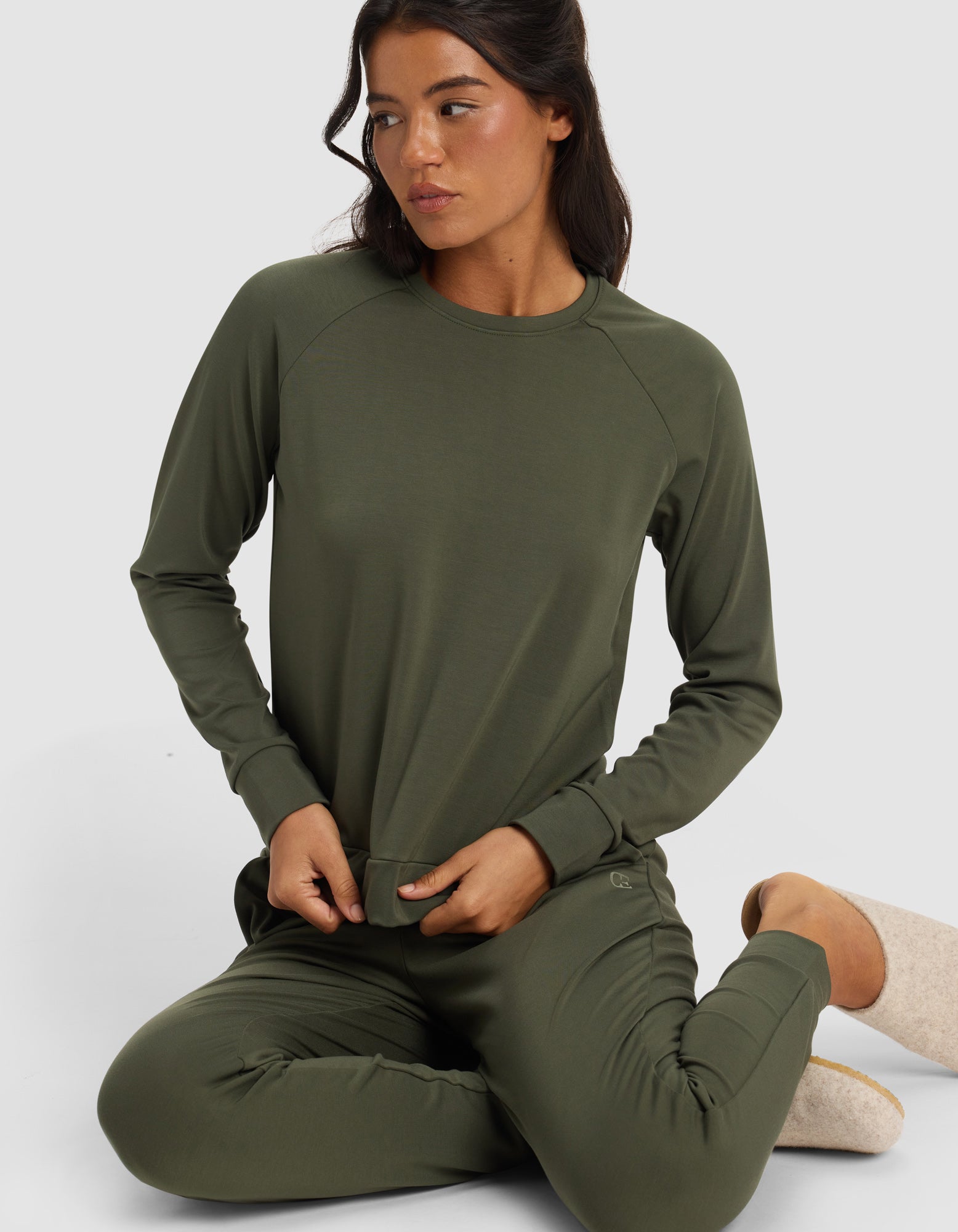 Women's Brushed Bamboo Pullover Crew - Image 28