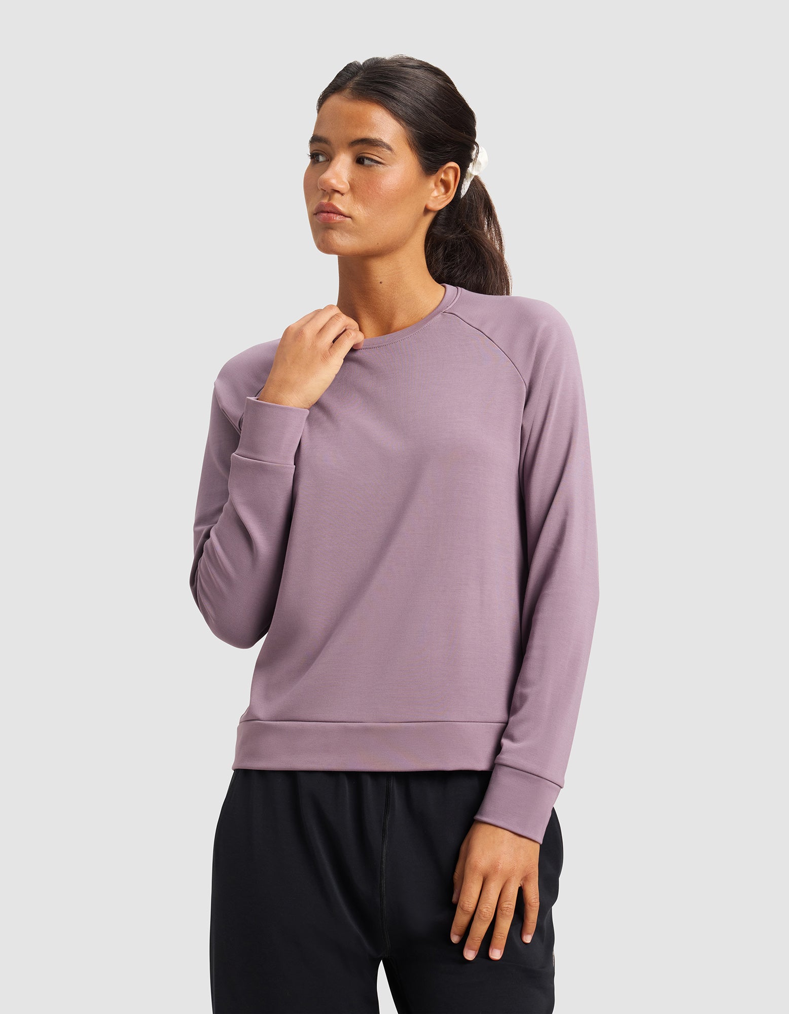 Women's Brushed Bamboo Pullover Crew - Image 15