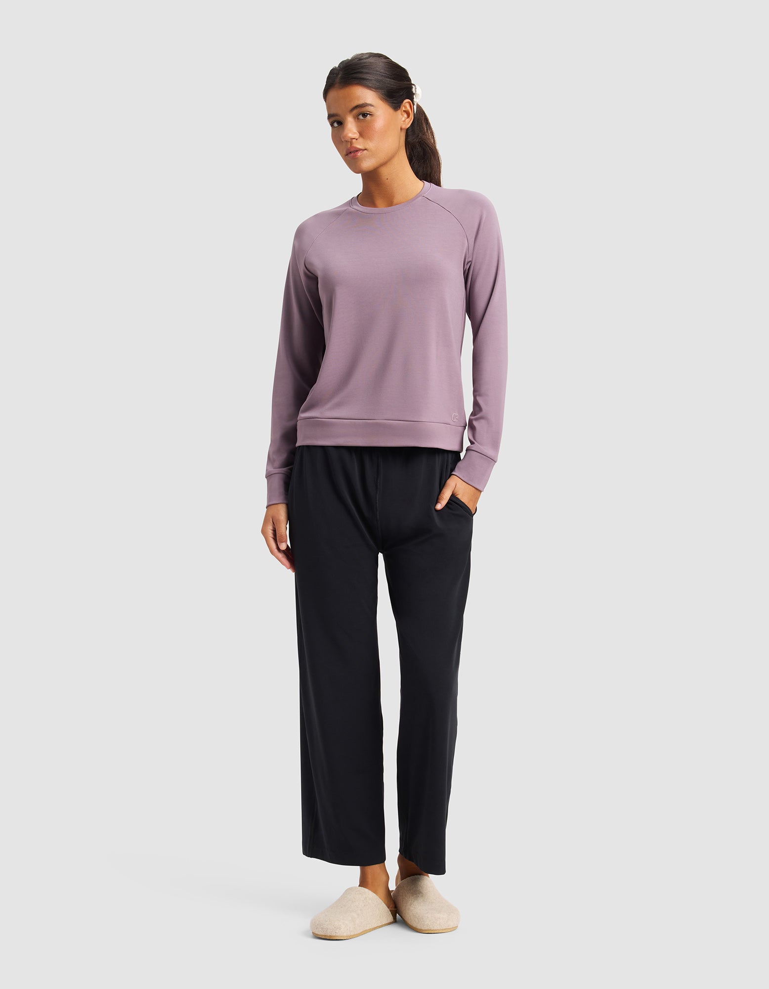 Women's Brushed Bamboo Pullover Crew - Image 18