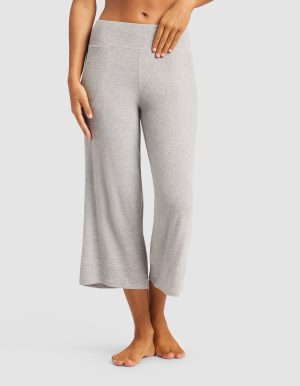 Women's Bamboo Rib-Knit Lounge Capri - Last Chance
