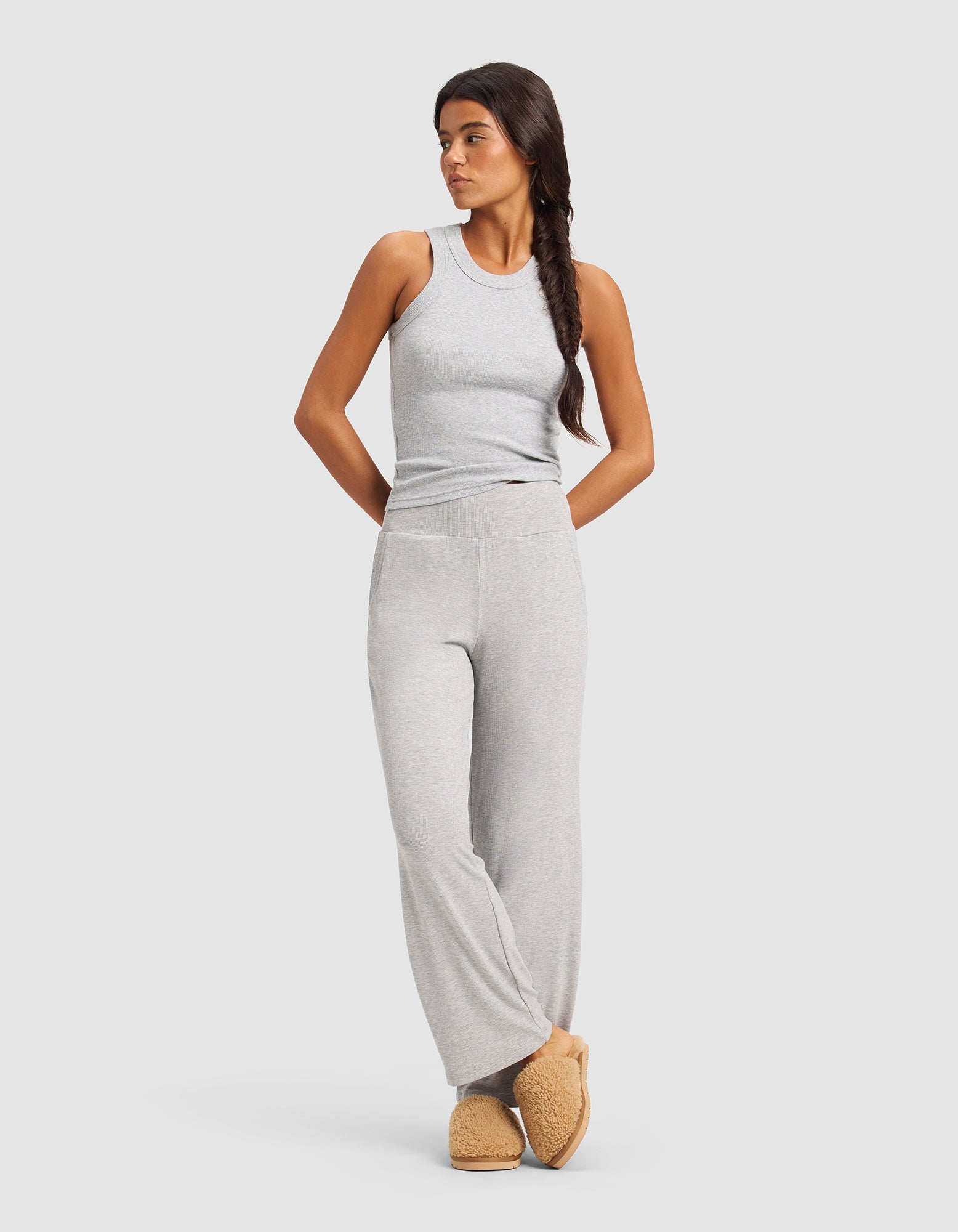 Women's Bamboo Rib-Knit Lounge Pant - Image 11