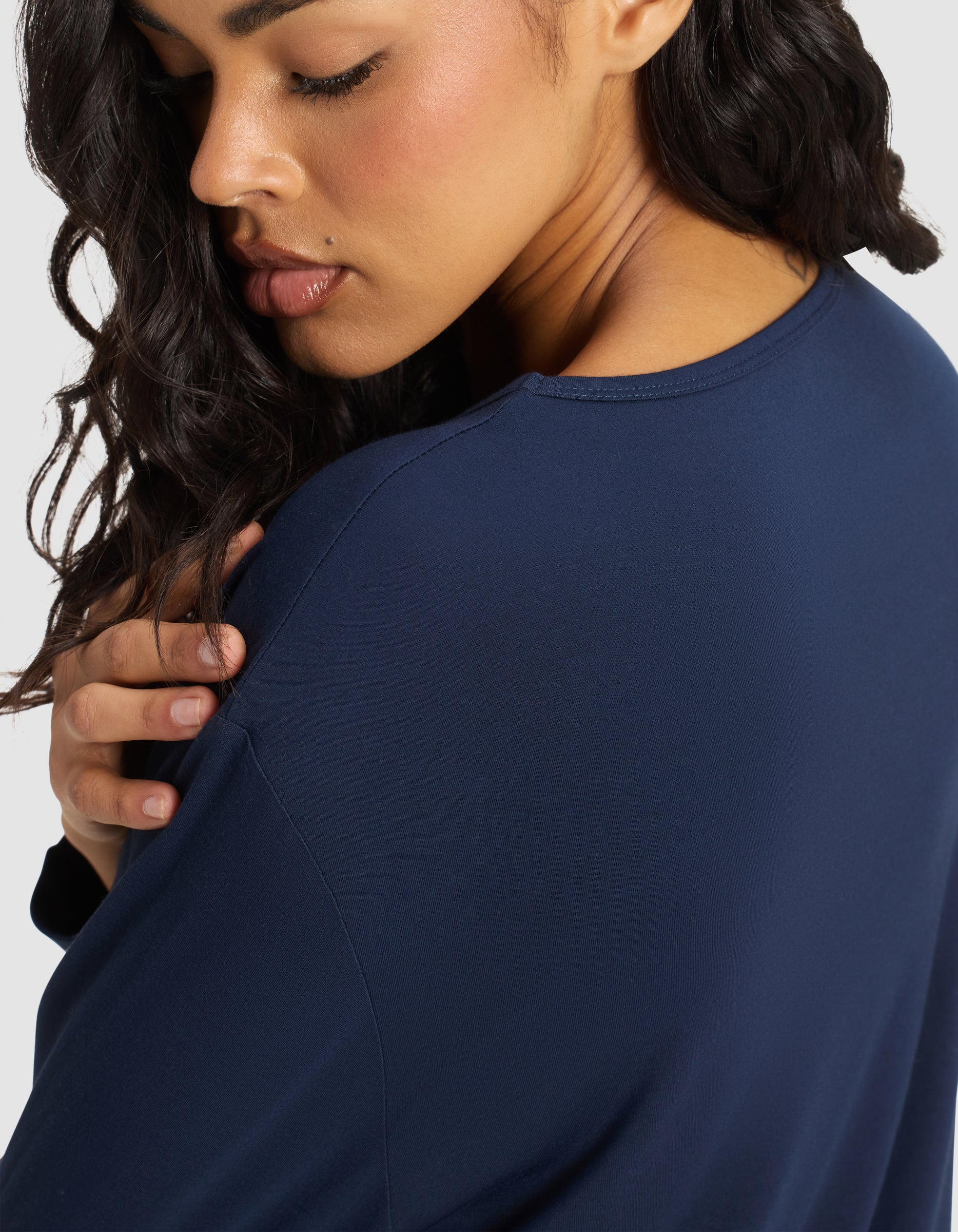 Women's Bamboo Stretch-Knit Long Sleeve Lounge Tee - Image 34