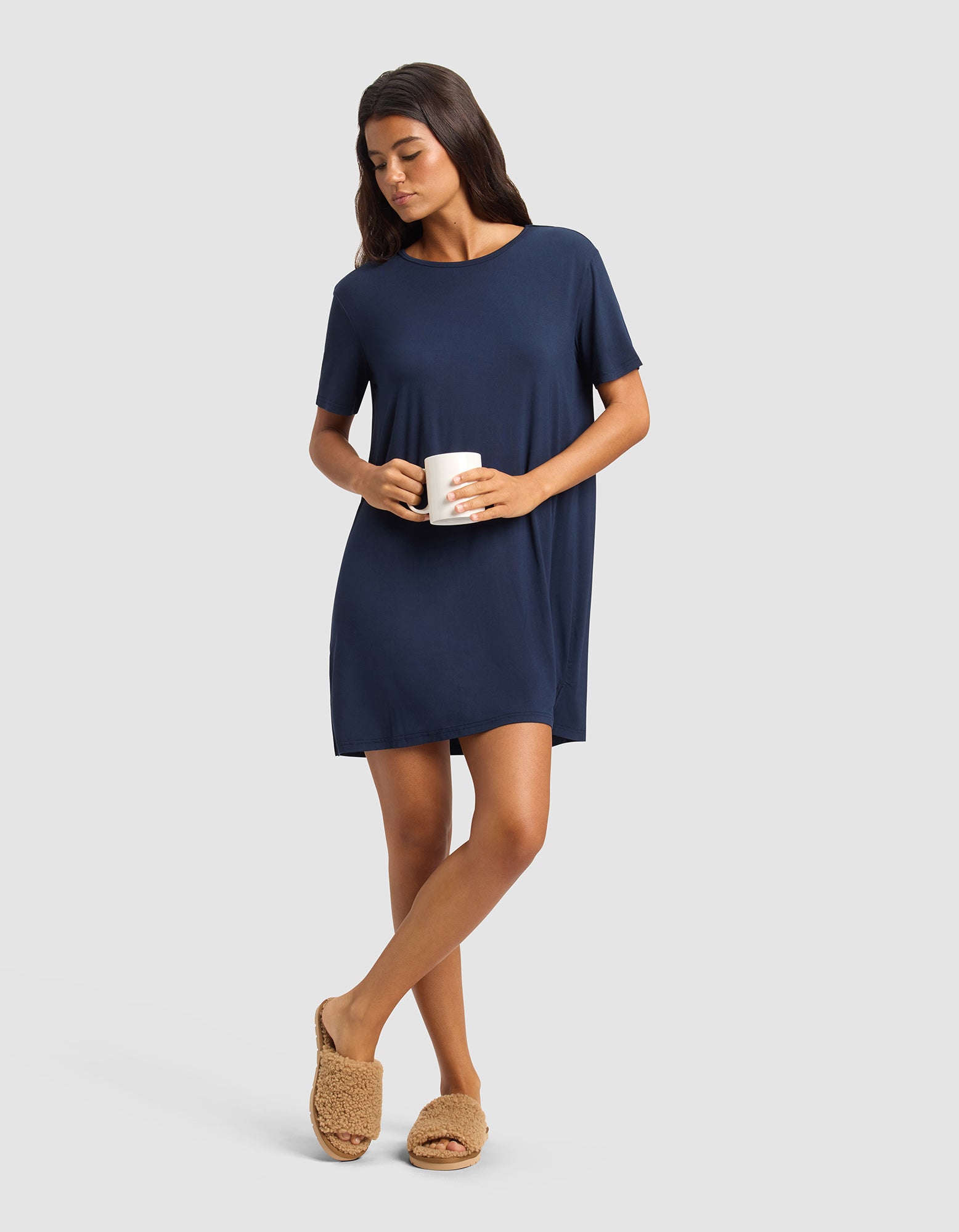 Women's Bamboo Stretch-Knit Sleep Dress - Image 31