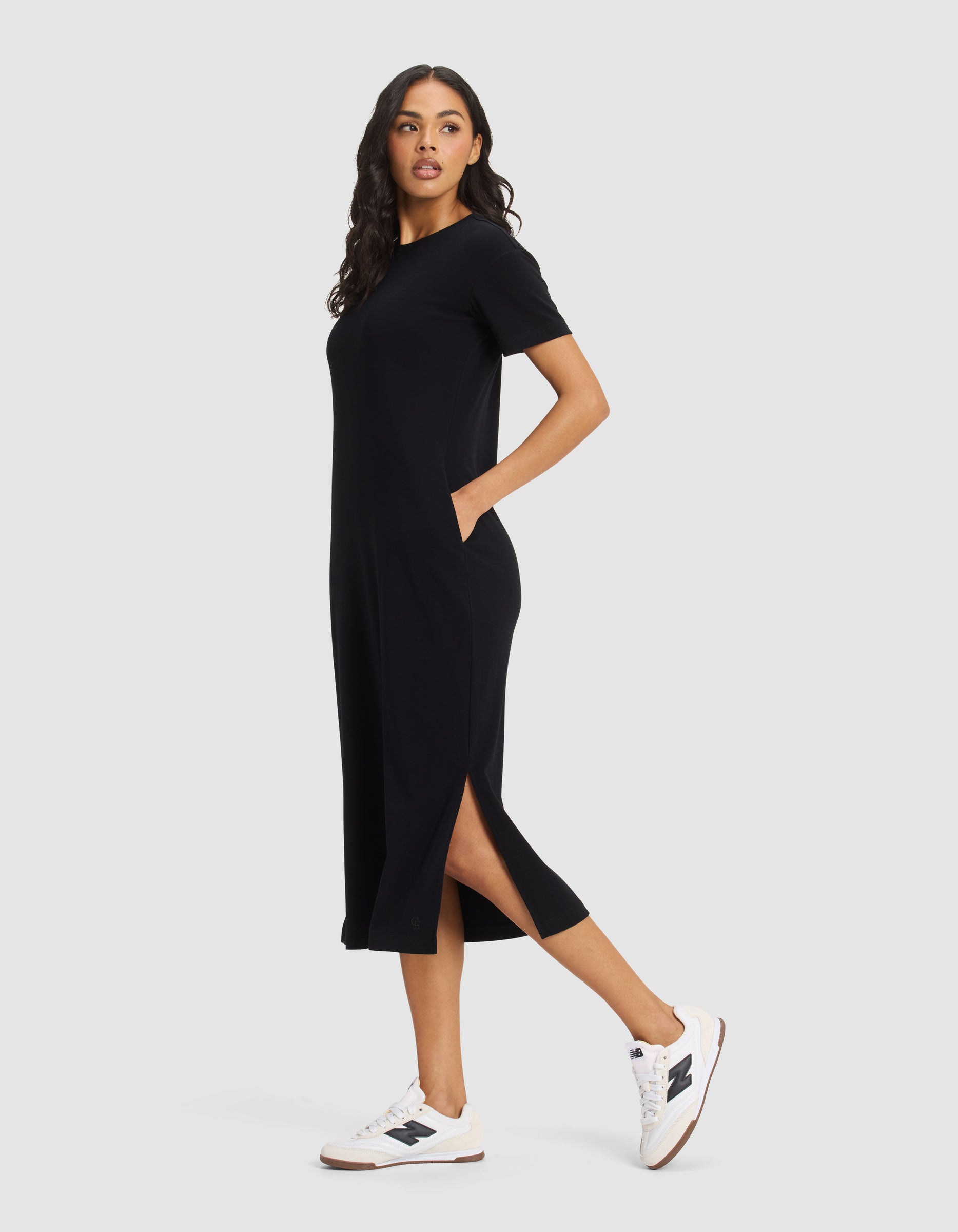 Women's Brushed Bamboo Midi Dress - Image 2