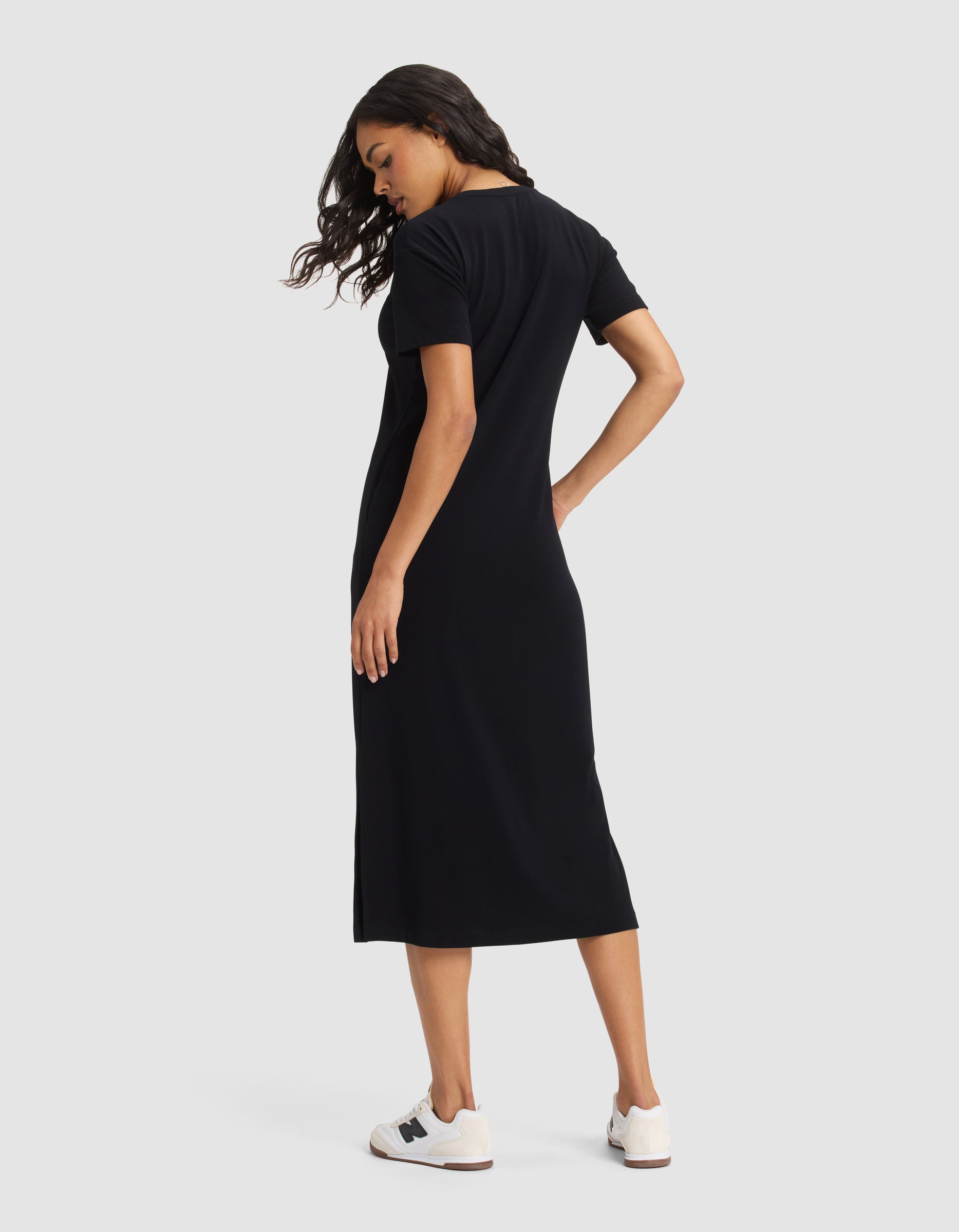 Women's Brushed Bamboo Midi Dress - Image 13