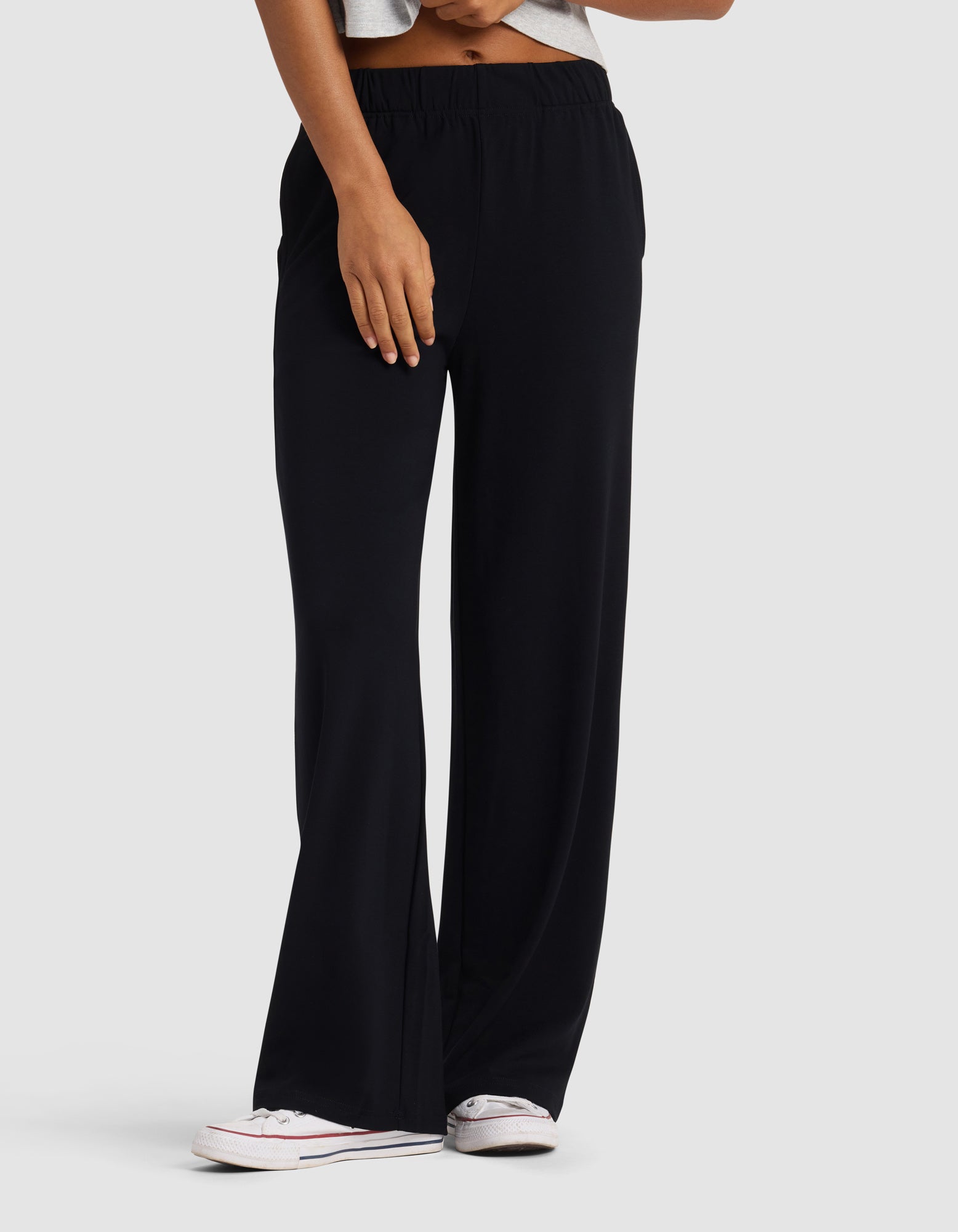 Women's Brushed Bamboo Wide Leg Pull-On Pant - Image 5