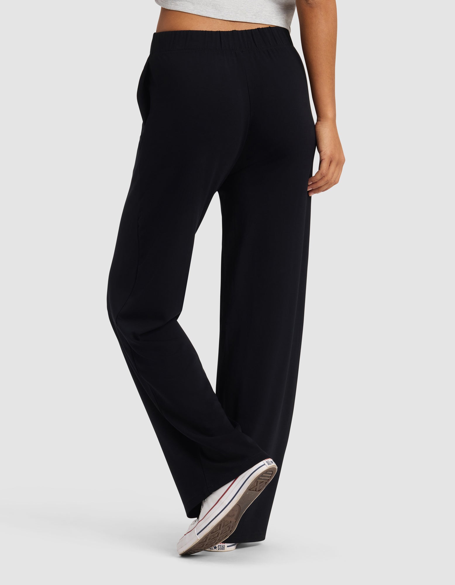 Women's Brushed Bamboo Wide Leg Pull-On Pant - Image 6