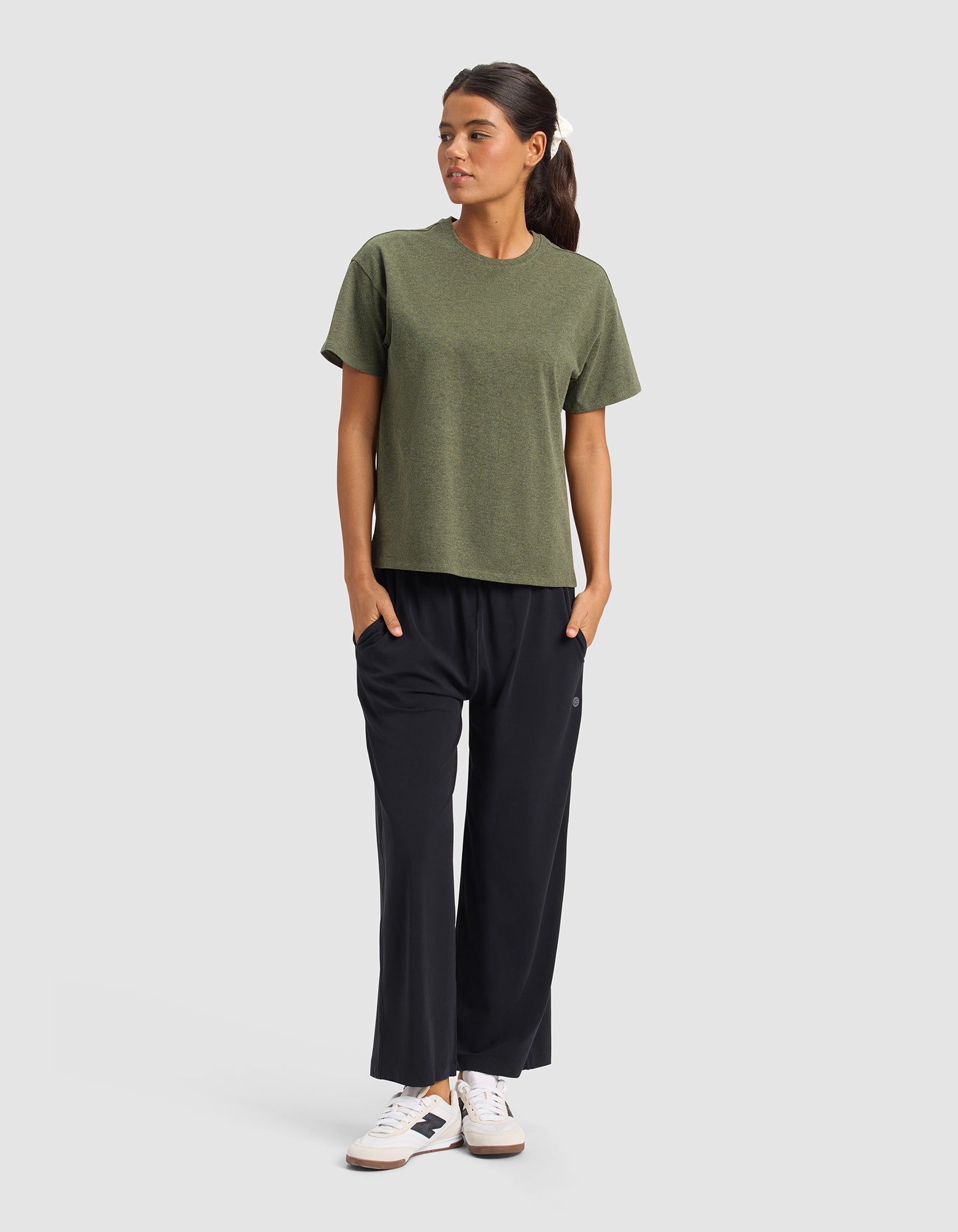 Women's Studio Cropped Wide Leg Pant - Image 17