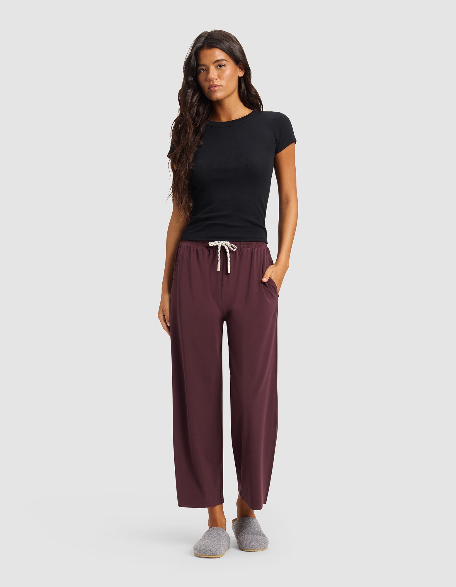 Women's Studio Cropped Wide Leg Pant - Image 4