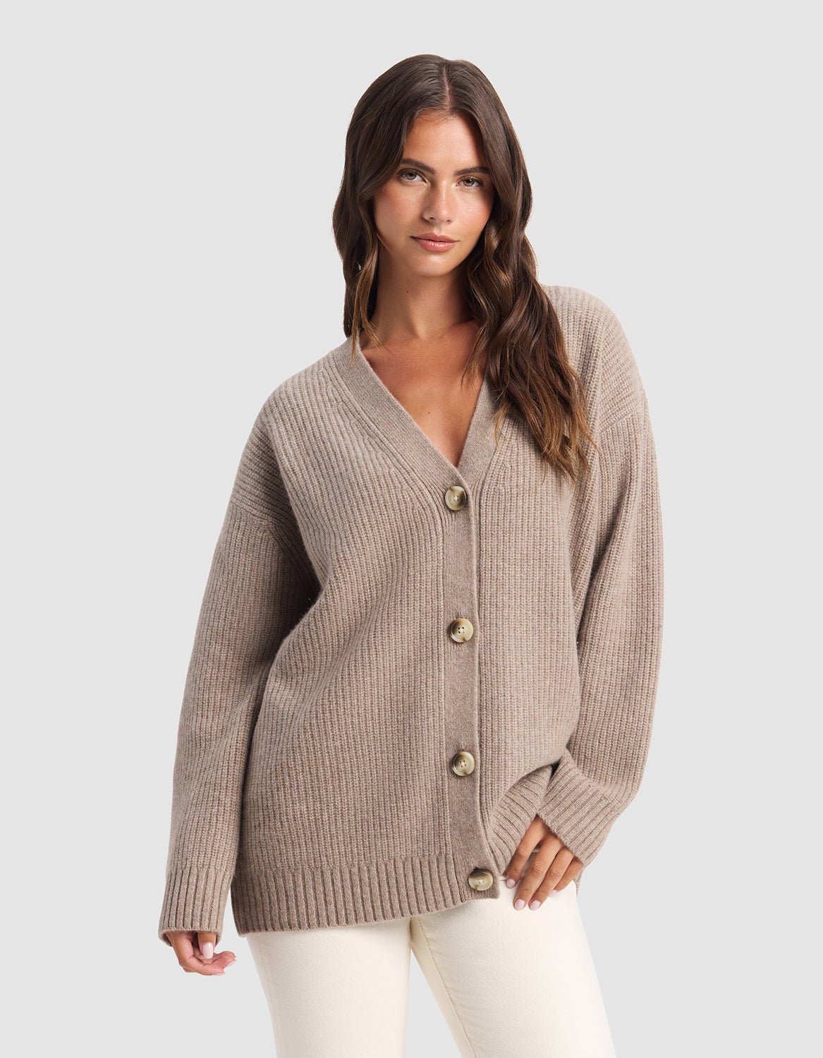 Oversized Sunday Cashmere Cardigan - Last Chance