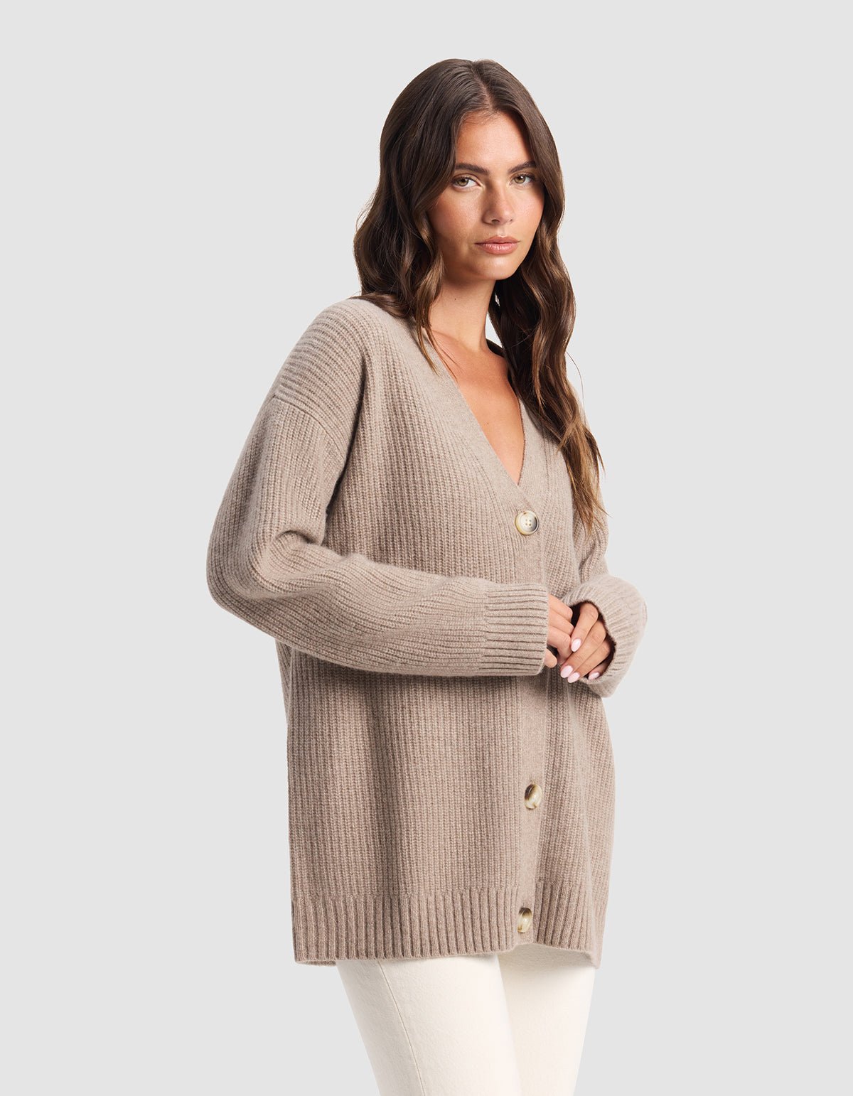 Oversized Sunday Cashmere Cardigan - Last Chance - Image 2