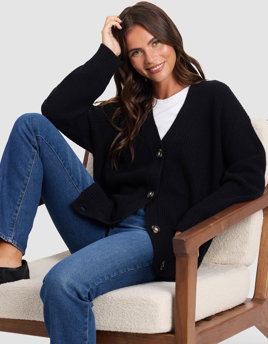 Oversized Sunday Cashmere Cardigan - Last Chance - Image 13