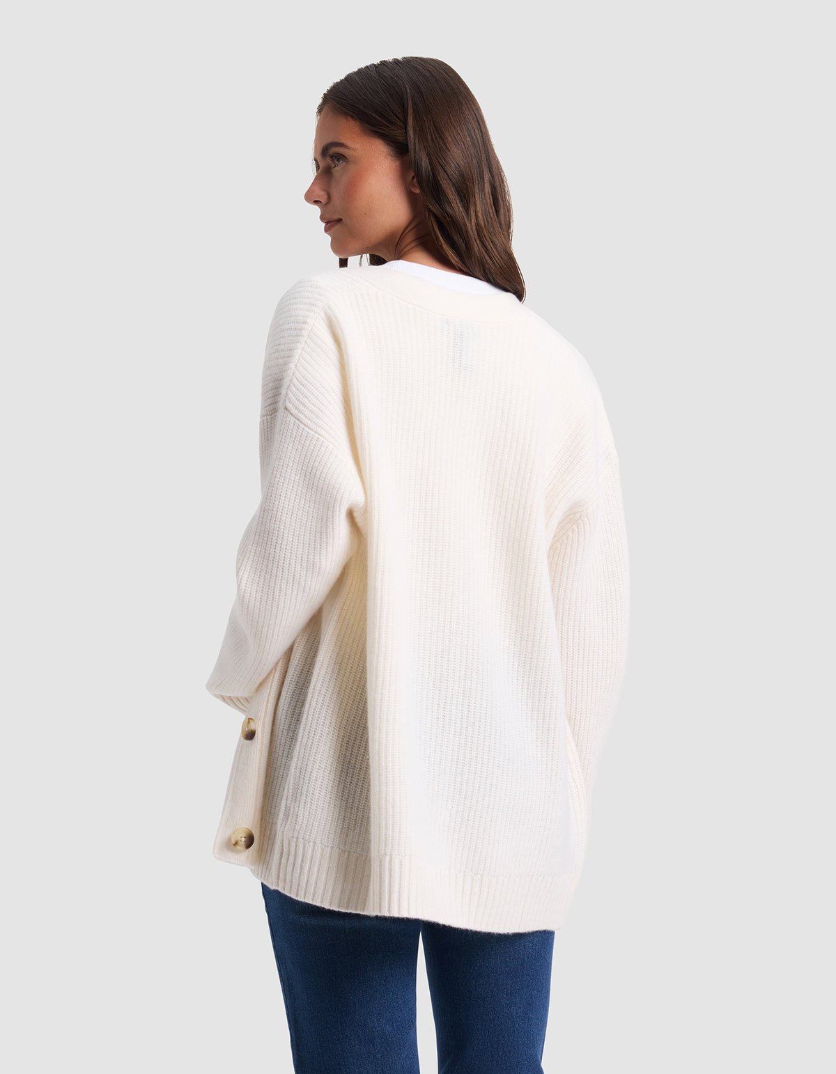 Oversized Sunday Cashmere Cardigan - Last Chance - Image 17